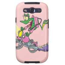 biker chick froggy frog animal cartoon samsung galaxy SIII cover