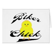 Biker Chick Greeting Card