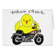 Biker Chick Greeting Cards