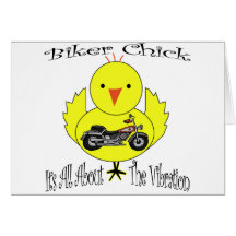 Biker Chick Greeting Cards