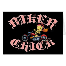 Biker Chick II Greeting Card