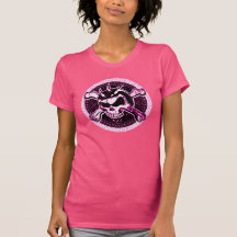 Biker Chick Skull Tee