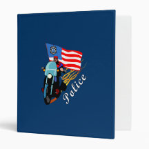 Biker Cops Vinyl Binders