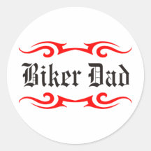 Biker Dad Stickers