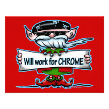 Biker Elf customizable holiday gifts Announcements