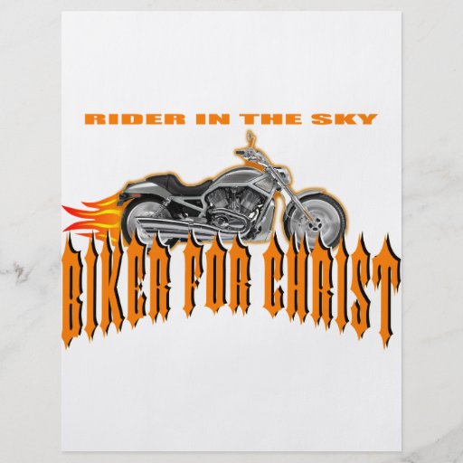 Biker For Christ Full Colour Flyer
