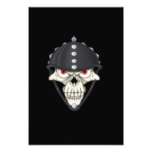 Biker Helmet Skull design for Motorcycle Riders Photograph