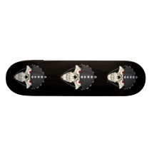 Biker Helmet Skull design for Motorcycle Riders Skate Decks