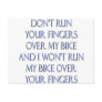 Biker Motorcycle Design Postcard