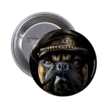 Biker Pug Button