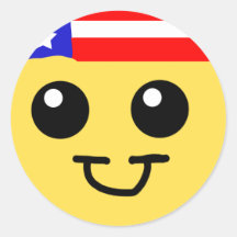 Biker Smiley Sticker