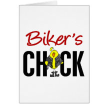 Biker's Chick Card
