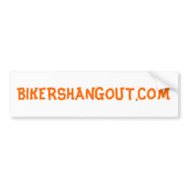 BIKERSHANGOUT.COM BUMPER STICKERS