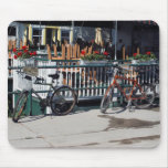 Bikes at cafe mousepad