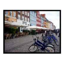 bikes nyhavn postcards