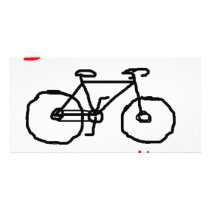 Bikes Custom Photo Card