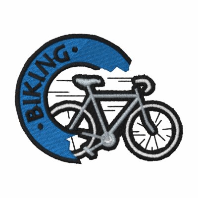 Biking by ZazzleEmbroidery