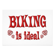 Biking is Ideal Custom Invitations
