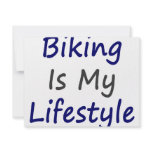 Biking Is My Lifestyle Invite