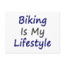 Biking Is My Lifestyle Postcards
