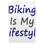 Biking Is My Lifestyle Stationery Paper