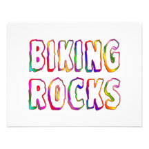 Biking Rocks Custom Invites