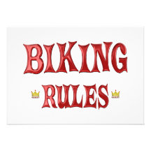 Biking Rules Personalized Invite