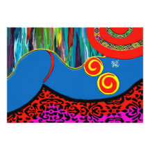 Bikini Blue ~ CHANGE COLOR Invitations