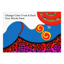 Bikini Blue ~CHANGE COLOR  Invitations