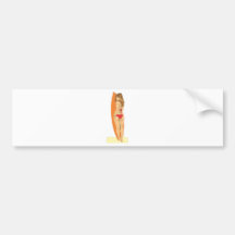 BIKINI-DESIGN 2 FROM 933958STORE BUMPER STICKERS