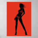 bikini girl 6 posters