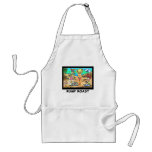 Bikini Rump Roast Funny Offbeat Tees & Gifts Apron