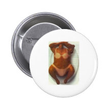 Bikini Turkey Pinback Button