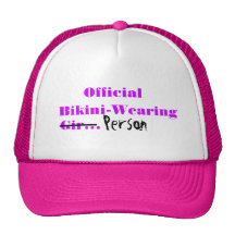 Bikini-Wearing, Official, Gir..., Person, ____ Mesh Hat