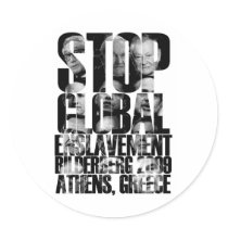 Bilderberg (ANTI-NWO War) Stickers