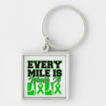 Bile Duct Cancer Every Mile is Worth It Key Chains
