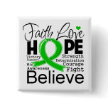 Bile Duct Cancer Typographic Faith Love Hope Button