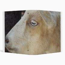 Bill E Goat Vinyl Binder