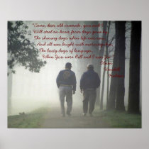 BILL & JOE Oliver W Holmes Dear Old Friends POSTER
