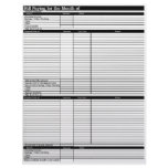 Bill Paying Schedule Sheets letterhead