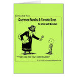 Bill with Earmarks Greeting Cards