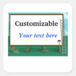 Billboard Greeting - Customizable Stickers