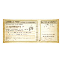billet-invitations et rsvp de mariage de carte d'e