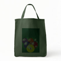 Billiard Background Canvas Bag