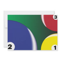 Billiard Background Custom Announcement