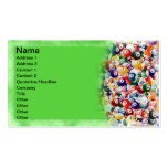 Billiard Balls Business Card