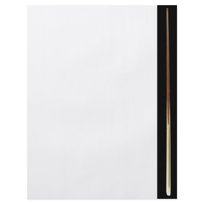 Billiard Cue Flyer by Paper_Products