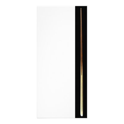 Billiard Cue Rack Card by Paper_Products