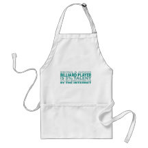 Billiard Player 3% Talent Apron