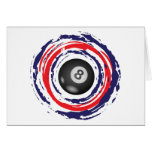 Billiard Red Blue And White